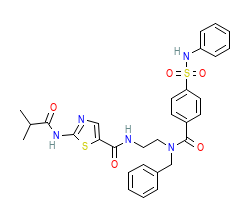 2D structure of the orthosteric ligand