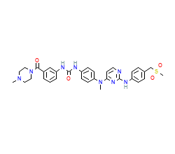 2D structure of the orthosteric ligand