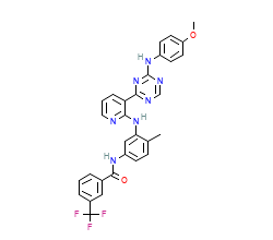 2D structure of the orthosteric ligand
