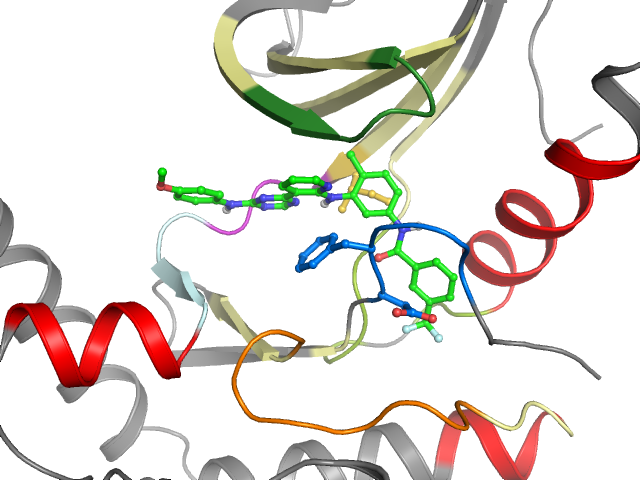The orthosteric binding pocket