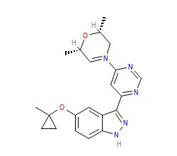 2D structure of the allostericligand
