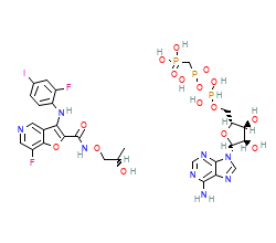 2D structure of the orthosteric ligand