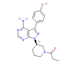 2D structure of the orthosteric ligand