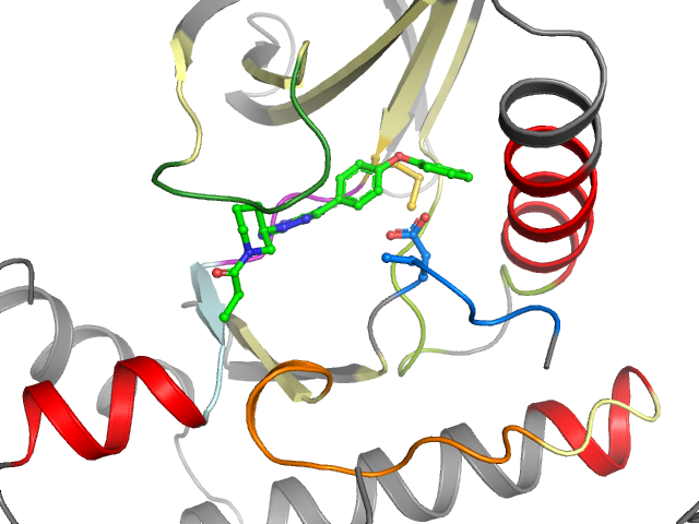 The orthosteric binding pocket