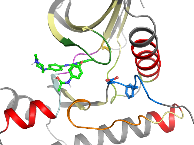 The orthosteric binding pocket