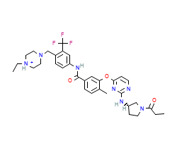 2D structure of the orthosteric ligand