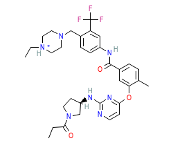2D structure of the orthosteric ligand