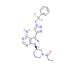 2D structure of the orthosteric ligand