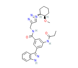 2D structure of the orthosteric ligand
