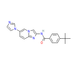 2D structure of the orthosteric ligand