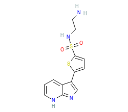 2D structure of the allostericligand