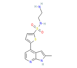 2D structure of the orthosteric ligand