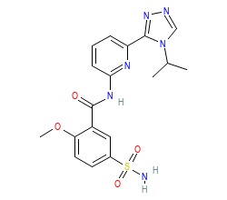 2D structure of the orthosteric ligand
