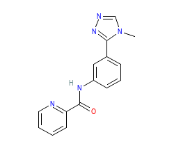 2D structure of the orthosteric ligand