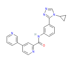 2D structure of the orthosteric ligand