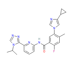 2D structure of the orthosteric ligand