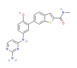 2D structure of the orthosteric ligand