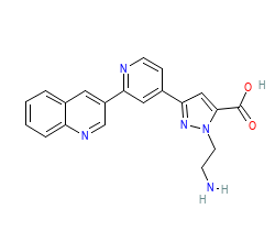 2D structure of the orthosteric ligand