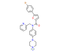 2D structure of the allostericligand