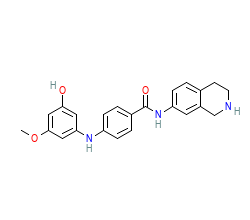 2D structure of the orthosteric ligand