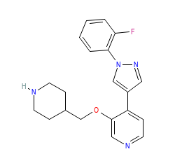 2D structure of the orthosteric ligand