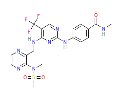 2D structure of the orthosteric ligand