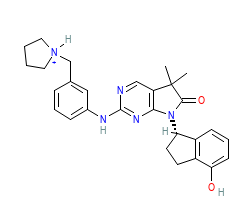 2D structure of the orthosteric ligand