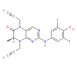 2D structure of the orthosteric ligand
