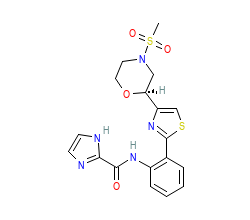 2D structure of the orthosteric ligand