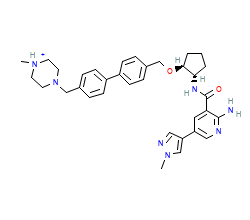 2D structure of the orthosteric ligand