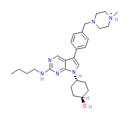 2D structure of the orthosteric ligand