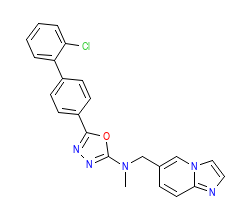 2D structure of the orthosteric ligand