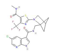 2D structure of the orthosteric ligand