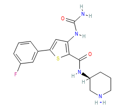 2D structure of the orthosteric ligand