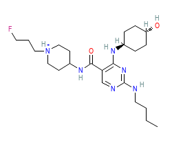 2D structure of the orthosteric ligand
