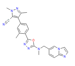 2D structure of the orthosteric ligand