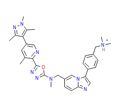 2D structure of the orthosteric ligand