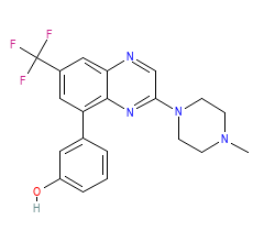 2D structure of the orthosteric ligand