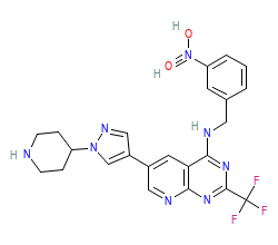 2D structure of the orthosteric ligand