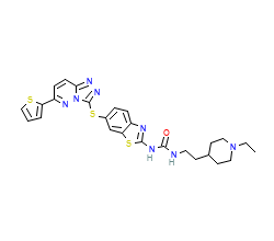2D structure of the orthosteric ligand