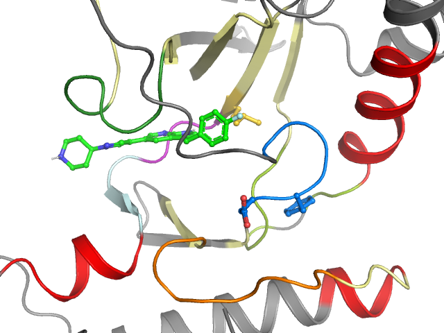The orthosteric binding pocket