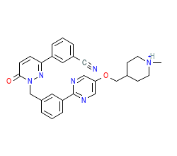 2D structure of the orthosteric ligand