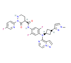 2D structure of the orthosteric ligand