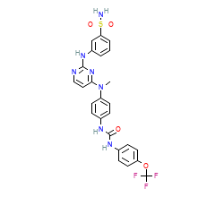 2D structure of the orthosteric ligand