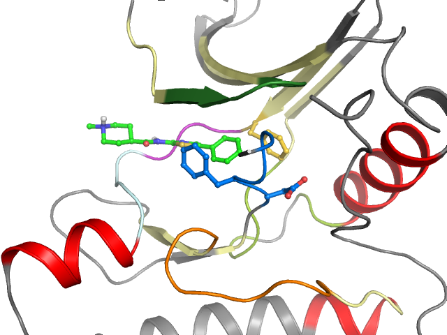 The orthosteric binding pocket