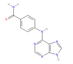 2D structure of the orthosteric ligand