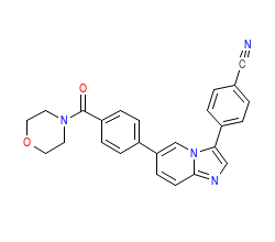 2D structure of the orthosteric ligand