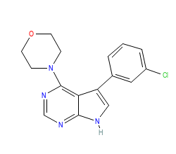 2D structure of the orthosteric ligand