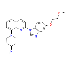 2D structure of the orthosteric ligand