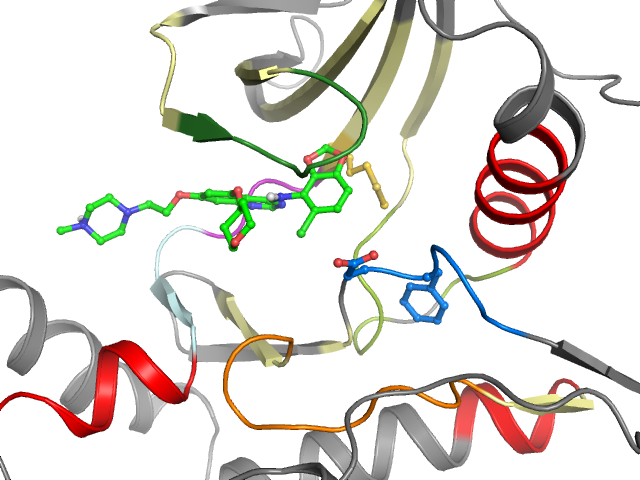 The orthosteric binding pocket